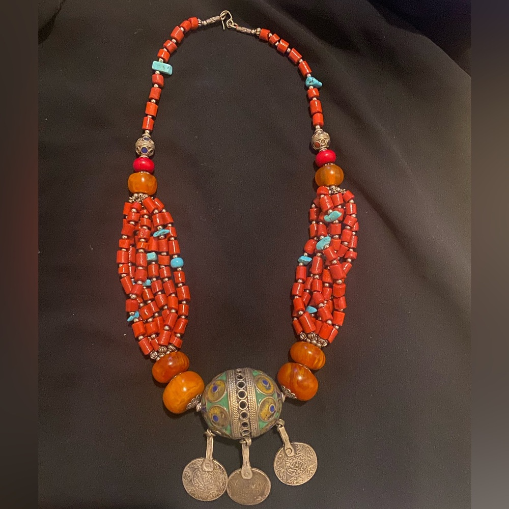 Vintage Antique Amazigh/Berber necklace, Morocco